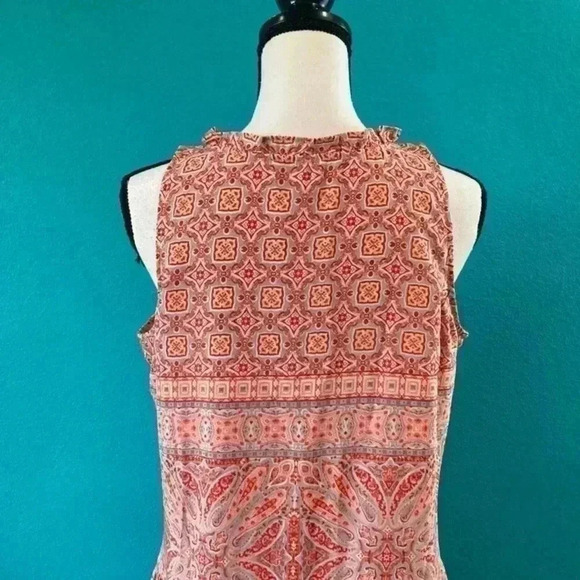 New with tags anthropologie Sanctuary Romy Sleeveless Red floral pattern Dress - Picture 4 of 5